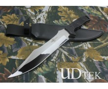 Hot Selling Rescue Knife Camping Knife with G10 Handle + Genuine leather Sheath UDTEK01290  